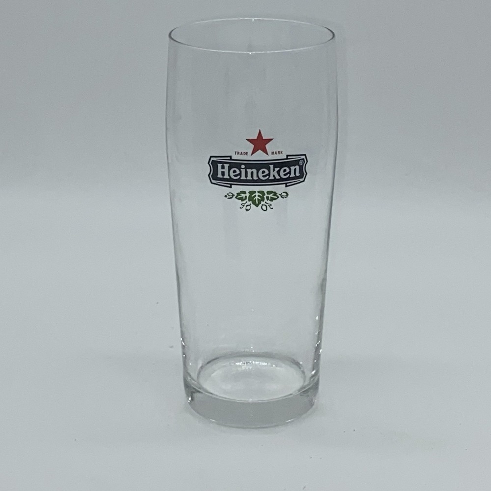 Heineken‎ 8 oz Beer Glass Drinking Cup Trademark Logo Tasting Glass